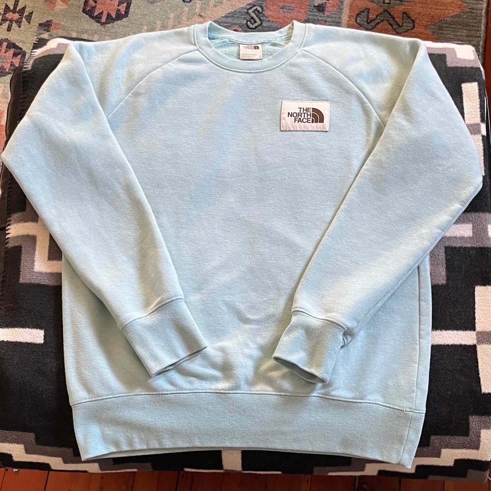 The North Face Women’s Sky Blue Crewneck Sweatshirt - sz Med